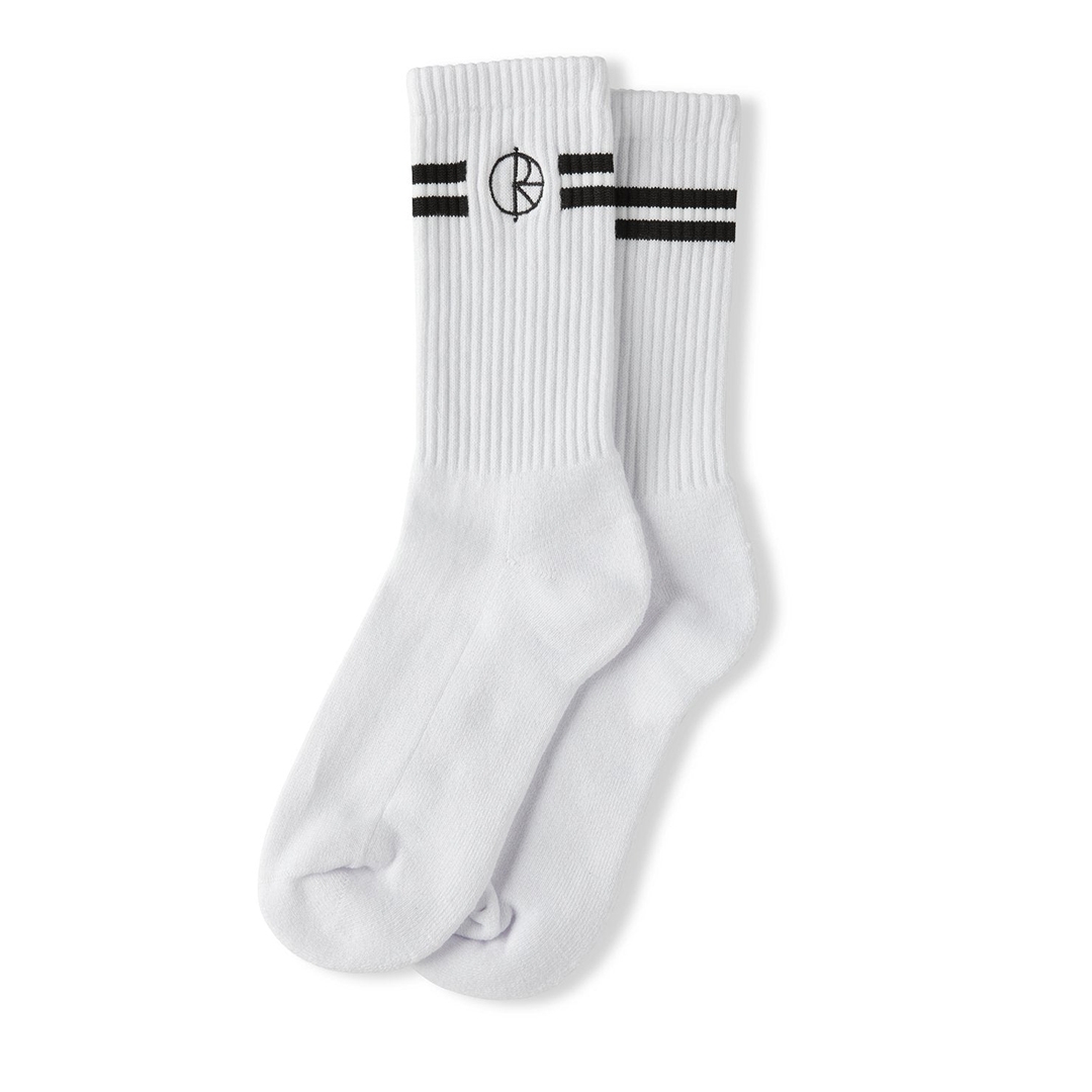 POLAR STROKE LOGO SOCKS White POLAR STROKE LOGO SOCKS White