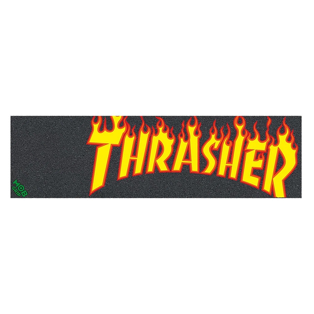 THRASHER GRIP PLAQUE MOB Flame Logo