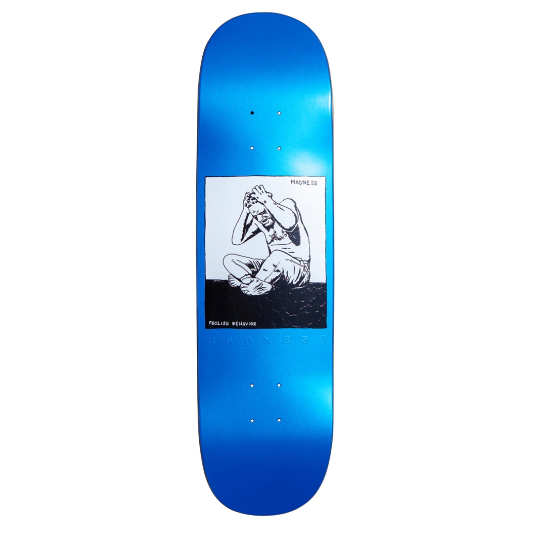 MADNESS STRESSED POPSICLE R7 BLUE WHITE DECK 8.375 X 31.55