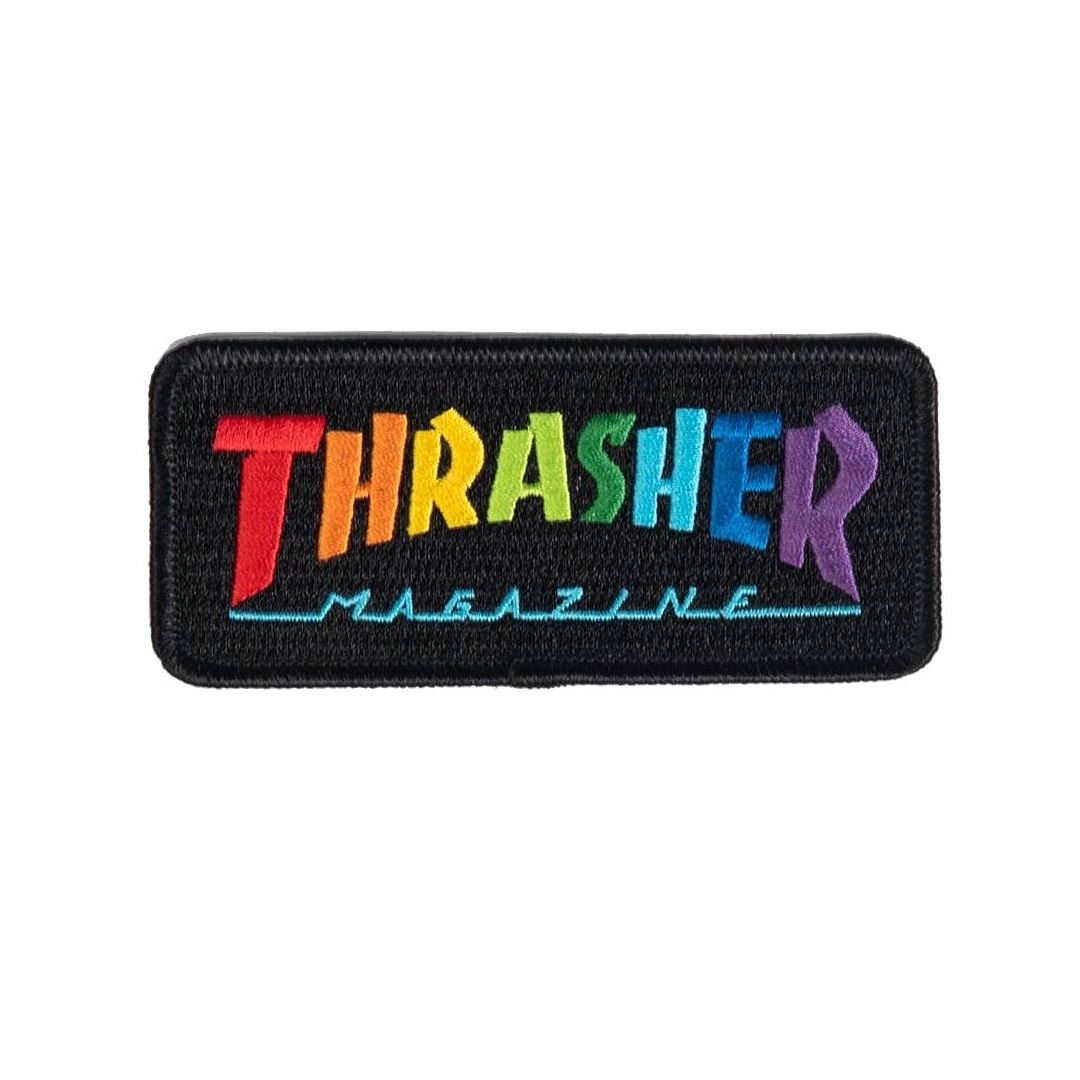THRASHER PATCH RAINBOW MAG THRASHER PATCH RAINBOW MAG