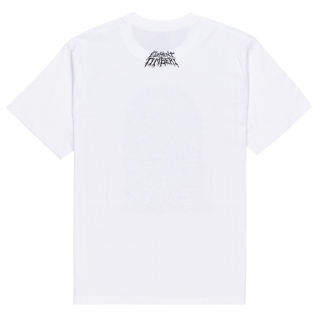 ELEMENT OVER GROWN TEE optic white