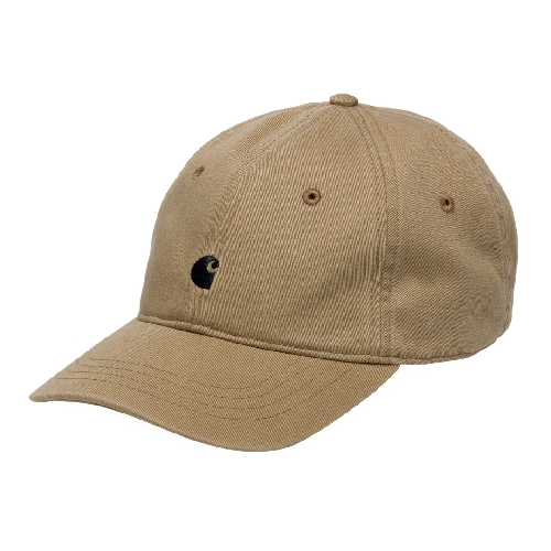 CARHARTT WIP MADISON LOGO CAP leather black