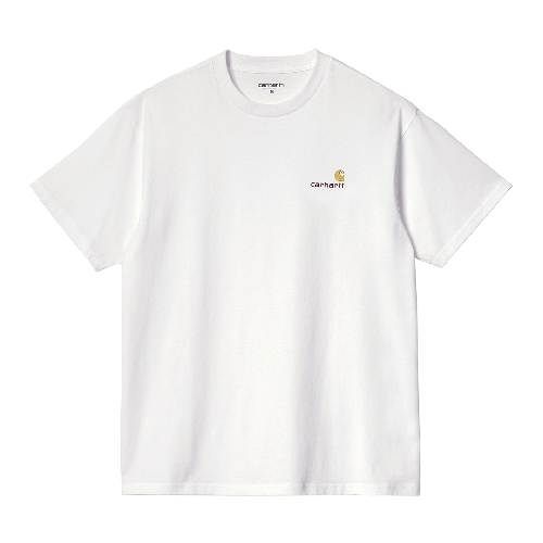 CARHARTT WIP AMERICAN SCRIPT TSHIRT white