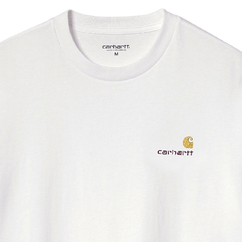 CARHARTT WIP AMERICAN SCRIPT TSHIRT white