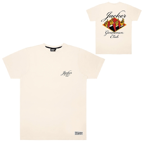 JACKER GENTLEMEN CLUB TEE Beige