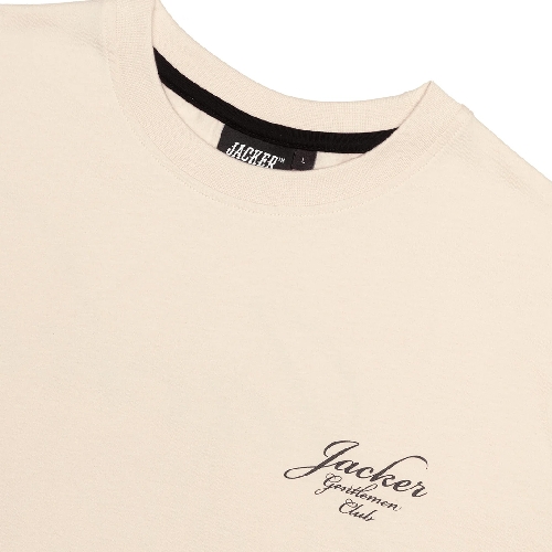 JACKER GENTLEMEN CLUB TEE Beige
