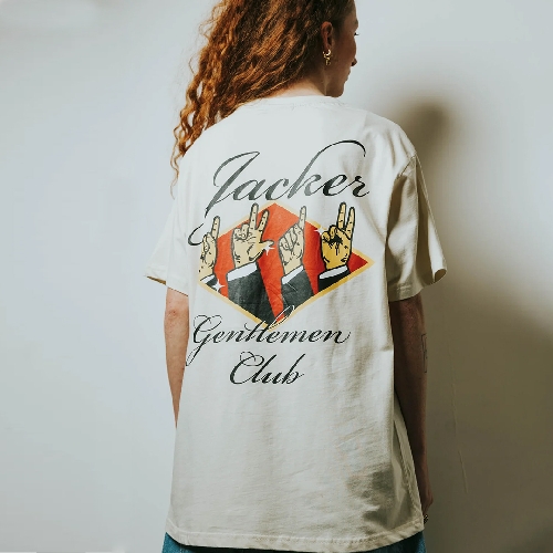 JACKER GENTLEMEN CLUB TEE Beige