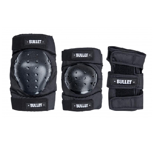 BULLET ADULT COMBO TRIPLE PADSET STANDARD black