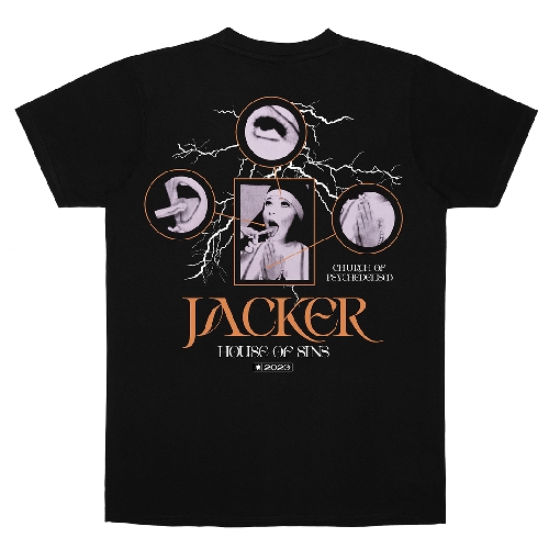 JACKER HOUSE OF SINS TEE Black