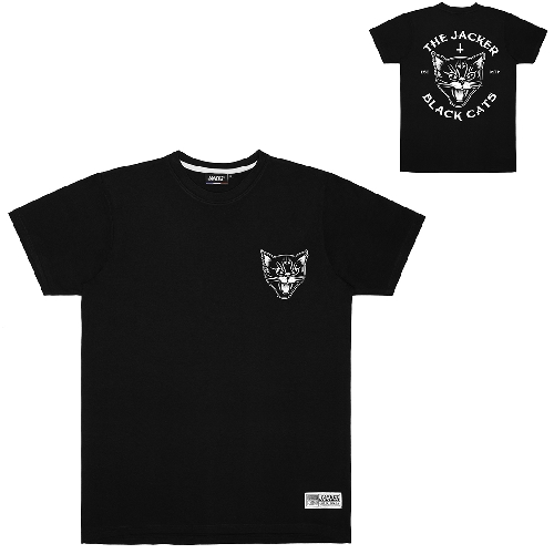 JACKER BLACK CATS TEE Black