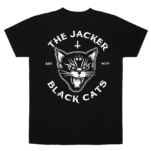 JACKER BLACK CATS TEE Black