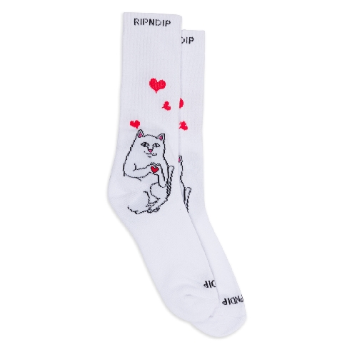 Ripndip NERMAL LOVES SOCKS White 