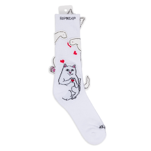 Ripndip NERMAL LOVES SOCKS White 