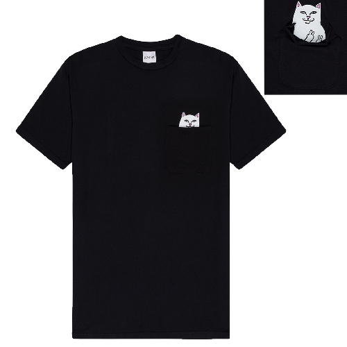 Ripndip LORD NERMAL PEACE POCKET TEE Black