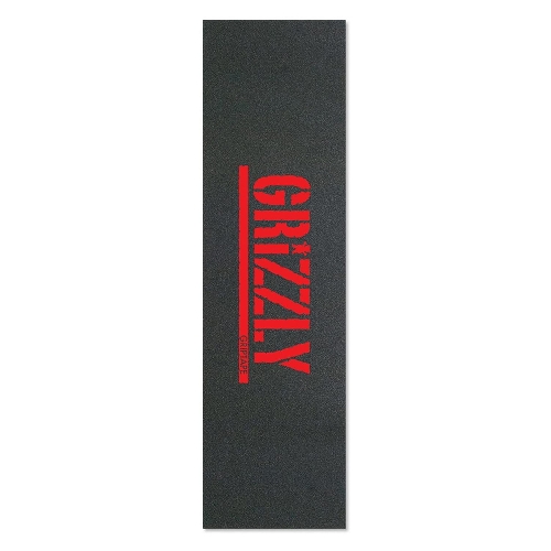 GRIZZLY GRIP STAMP PRINT red 9 x 33