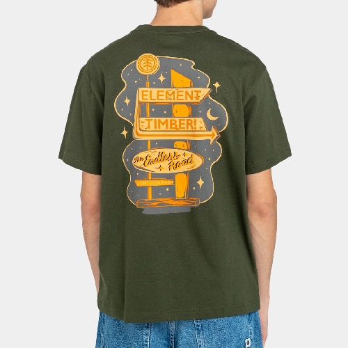 ELEMENT TIMBER MOTEL TEE SS Forest Night