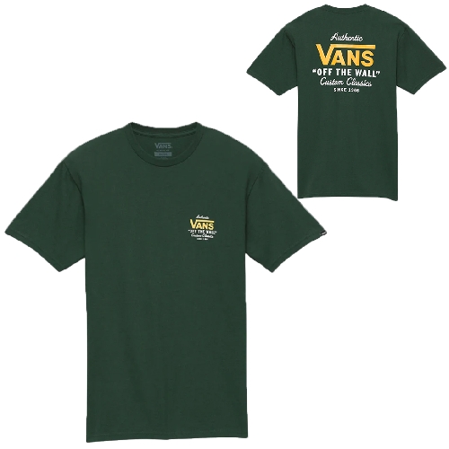 VANS HOLDER ST CLASSIC MOUNTAIN TEE mountain view gold