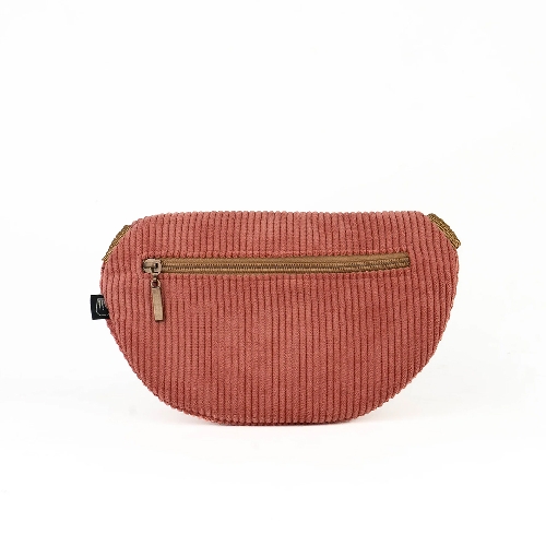 EMENTA SB FREI PATCH CORDUROY BAG Salmon