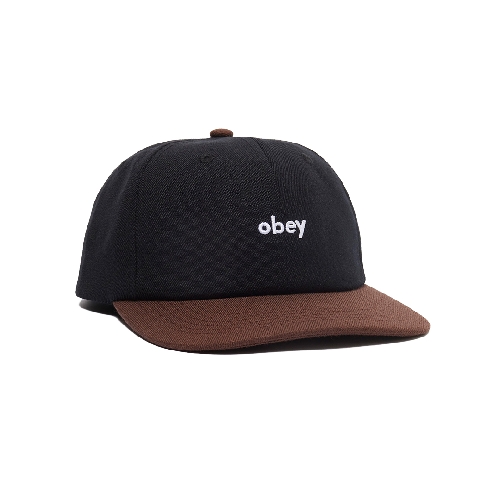 OBEY SHADE 6 PANEL SNAPBACK CAP black multi