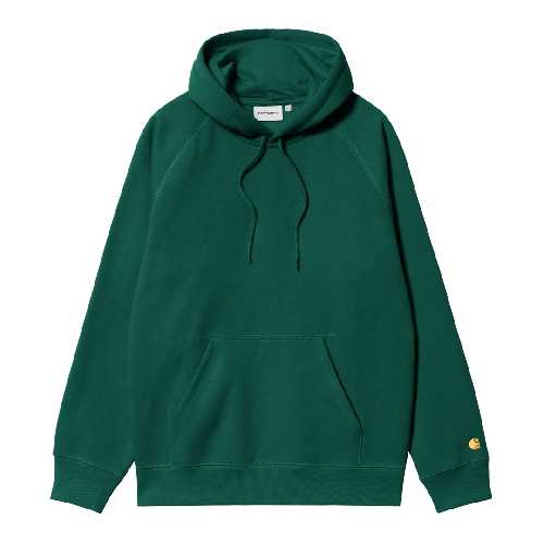 CARHARTT WIP HOODED CHASE SWEAT Chervil Gold