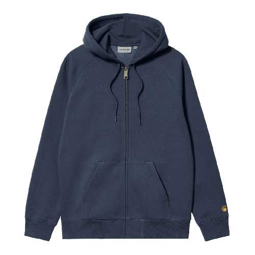 CARHARTT WIP HOODED CHASE JACKET Blue gold
