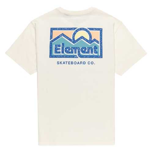 ELEMENT SUNUP SS TEE YOUTH egret