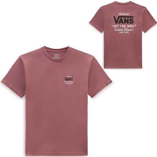 VANS HOLDER ST CLASSIC TEE Withered Rose Black 
