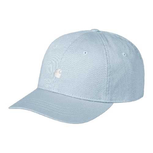 CARHARTT WIP MADISON LOGO CAP frosted blue white