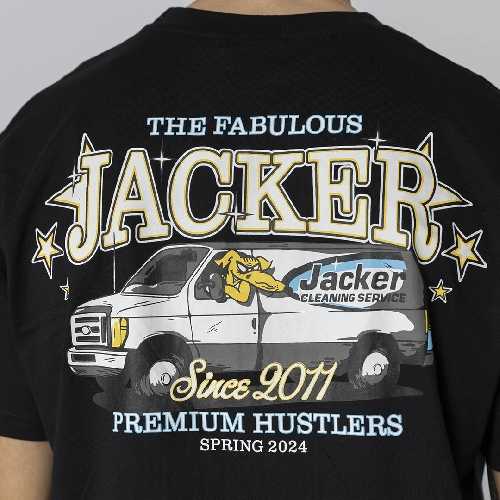 JACKER CLEANER TEE Black