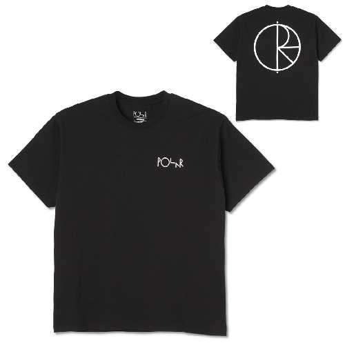 POLAR STROKE LOGO YOUTH TEE Black