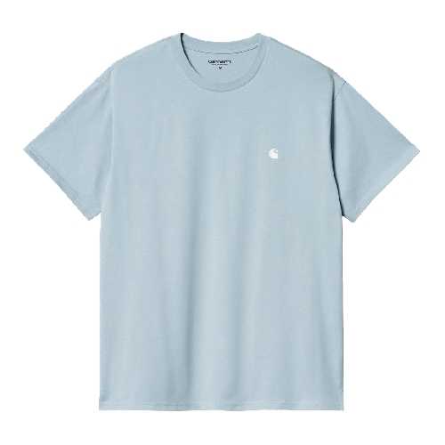 CARHARTT WIP MADISON TSHIRT frosted blue white