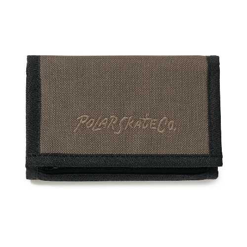 POLAR SURF LOGO KEY WALLET Grey Brown