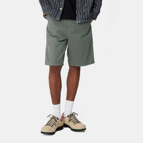 CARHARTT WIP SINGLE KNEE SHORT park garment dyed