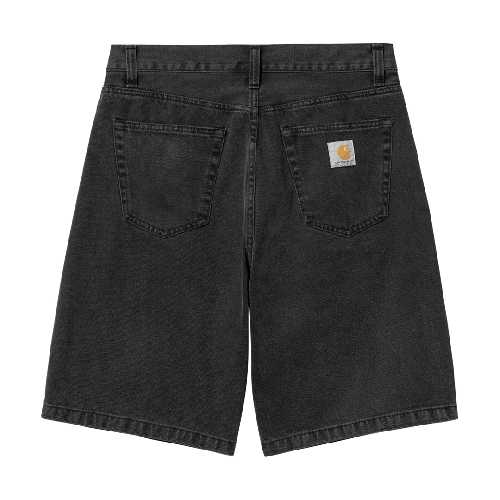 CARHARTT WIP LANDON SHORT black stone washed