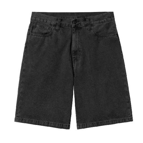 CARHARTT WIP LANDON SHORT black stone washed