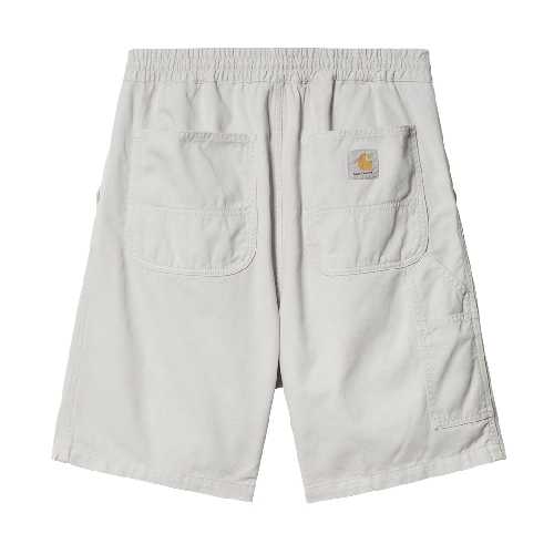 CARHARTT WIP FLINT SHORT sonic silver garment dyed