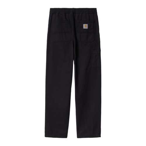 CARHARTT WIP FLINT PANT black garment dyed