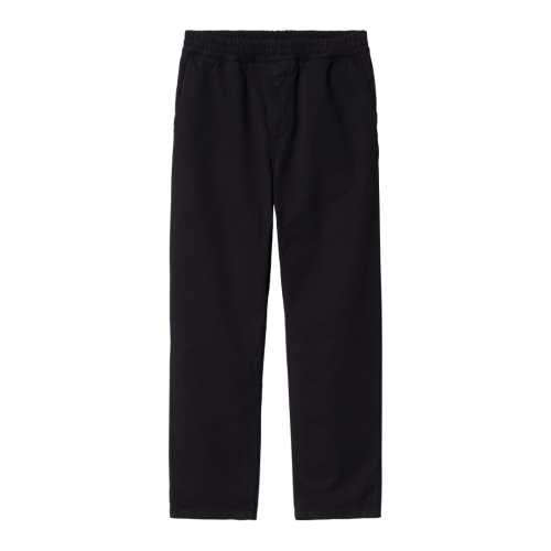 CARHARTT WIP FLINT PANT black garment dyed