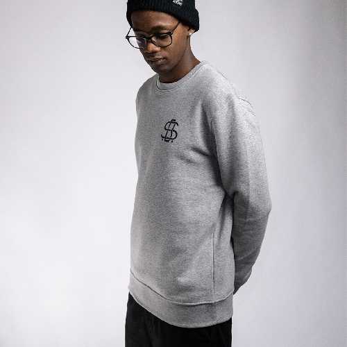 BAMBOO SB CLASSIC CREW Heather Grey