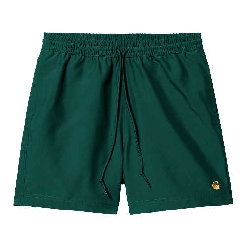CARHARTT WIP CHASE SWIM TRUNKS chervil gold