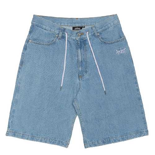 JACKER SERIF LOGO DENIM Blue