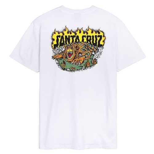 SANTA CRUZ SALBA TIGER REDUX TEE White