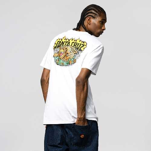 SANTA CRUZ SALBA TIGER REDUX TEE White
