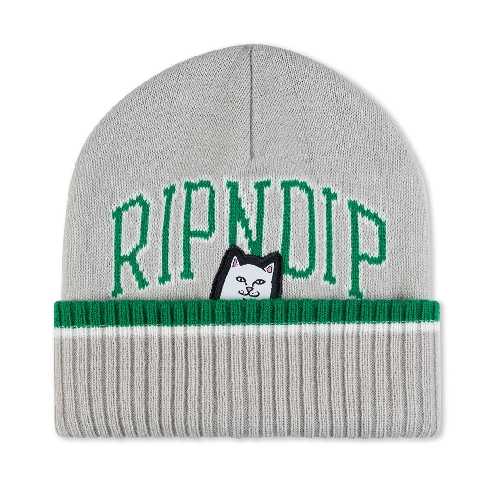 Ripndip LORD NERMAL TEAM SPIRIT BEANIE Green Grey