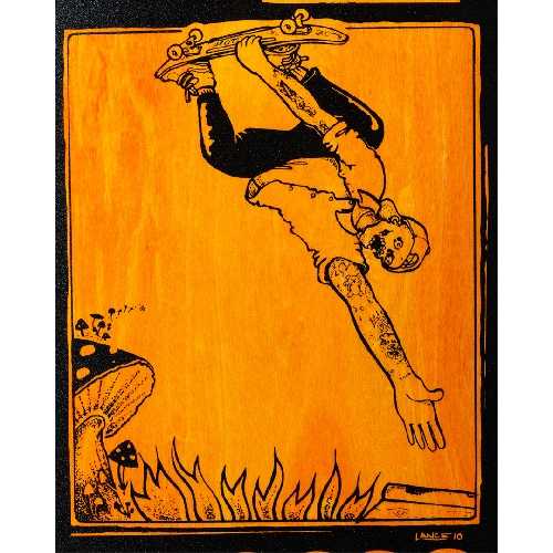 ANTIHERO GROSSO HAND BLACK DECK 9.25 X 32.87