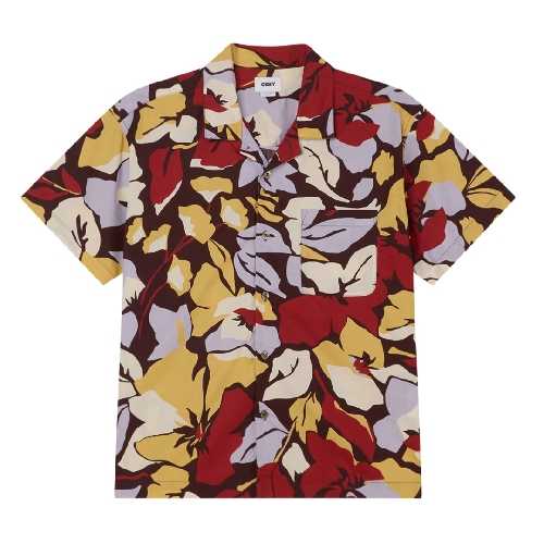 OBEY MAXWELL WOVEN Chocolate multi