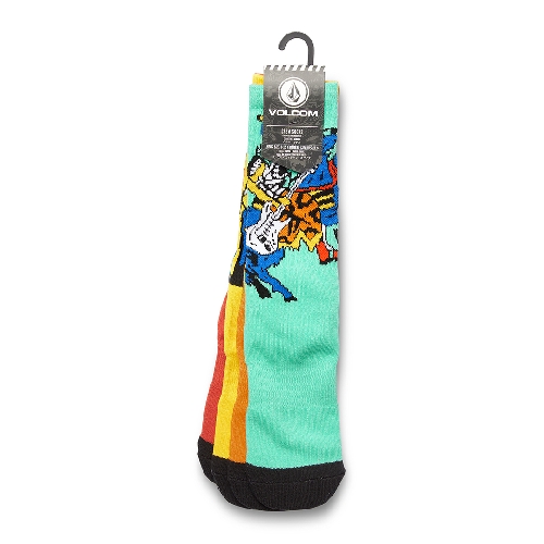 VOLCOM FA BOB MOLLEMA SOCK 4PC Mint