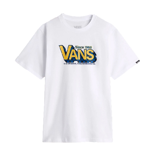 VANS CHECKER DROP SS TEE BOYS White