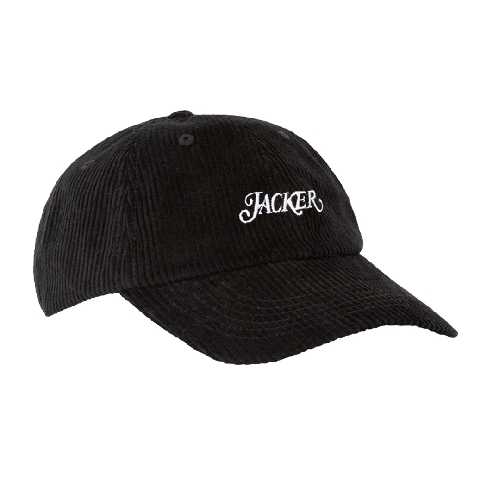 JACKER KEYCHAIN CORDUROY CAP black