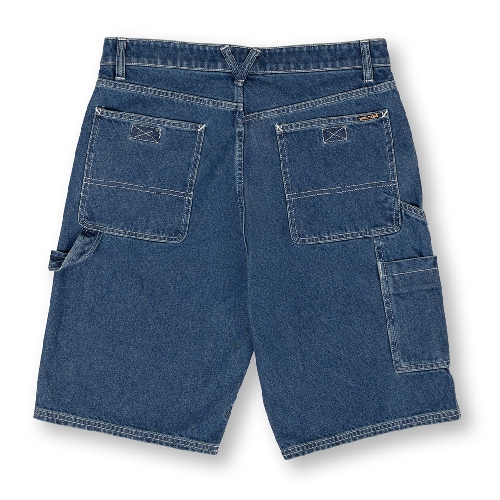 VOLCOM LABORED DENIM UTILITY SHORT Indigo Ridge Wash